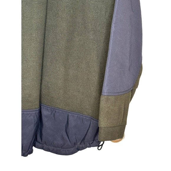 Orvis Men's Jacket Outdoor‎ Vtg. 90's Fleece Colorblock Quarter Zip Green XL - Picture 6 of 9